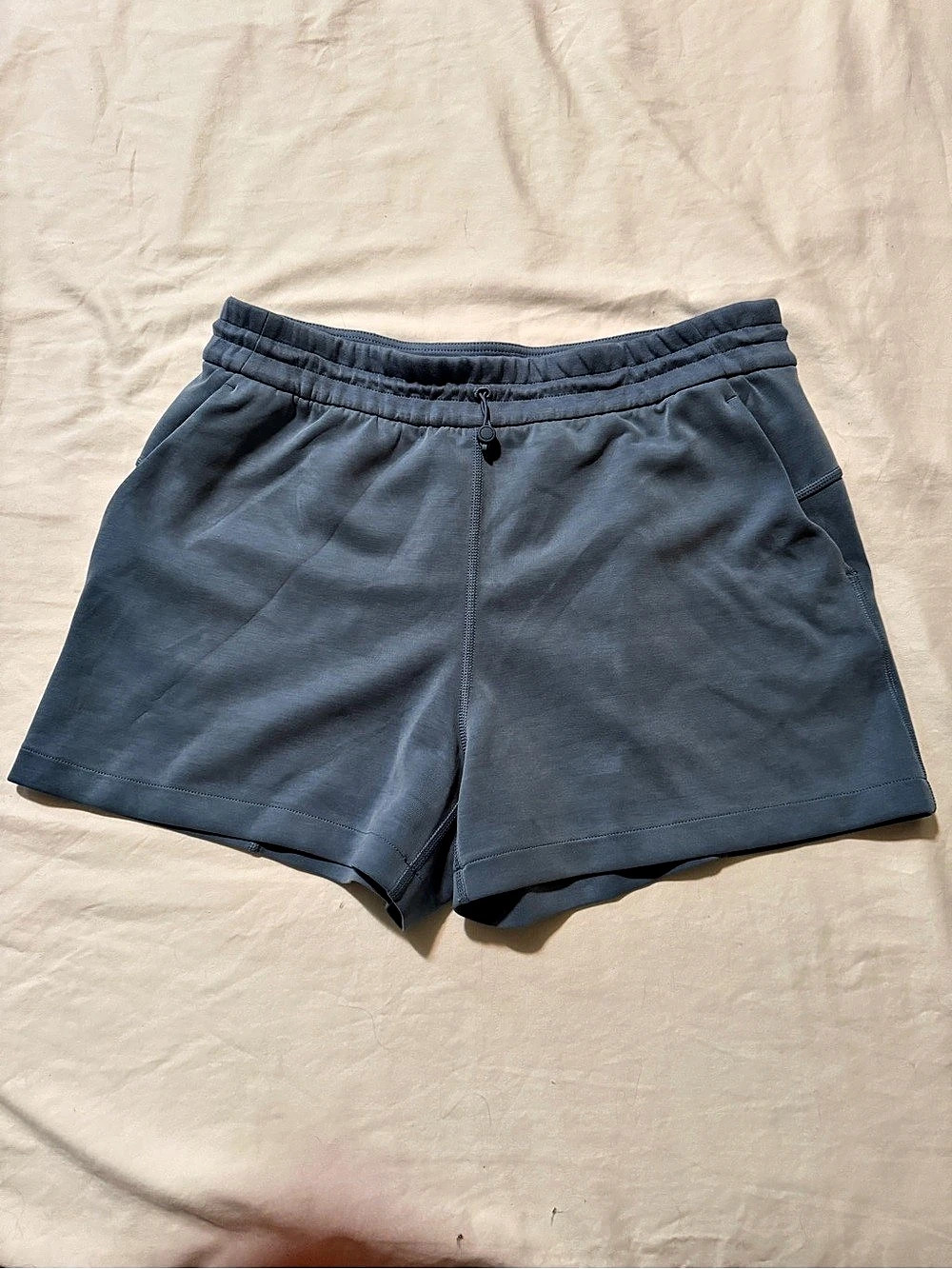 Lululemon Softstreme High-Rise Short 4" Athletic Shorts Utility Blue Size 10